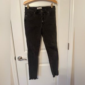 Madewell black jeans size 28
